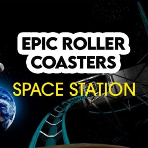 VR Roller Coaster Oculus Quest 2: Epic Roller Coasters Space Station [FULL RIDE]