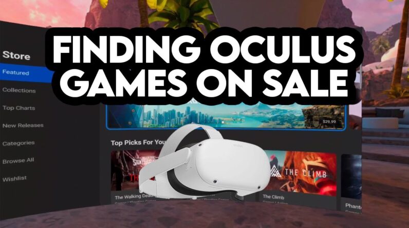 How To Find Oculus Quest Games and Apps on Sale